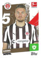 Sticker 260: Hauke Wahl; Fußball Bundesliga (Offizielle Sticker-Sammlung 2025/2026); Topps