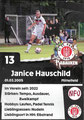 Rückseite Autogrammkarte: Saison 2025/26 Variante 2: Frauen-Regionalliga Nord