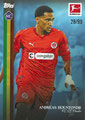 Trading Card ohne Nummer (Blue 28/99): Andreas Hountondji; International Stars 2025/26; Topps