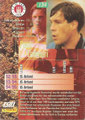 Trading Card 134: Rückseite Trading Card; Bundesliga Cards '96 ran Sat 1 Fußball; Panini Bilderdienst, Nettetal, Kaldenkirchen