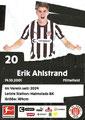 Rückseite Autogrammkarte: Saison 2025/26 (1. Bundesliga)