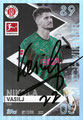 Trading Card 322 signiert: Nikola Vasilj (Matchwinner); Topps Match Attax 2025/2026; Topps