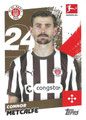 Sticker 264: Connor Metcalfe; Fußball Bundesliga (Offizielle Sticker-Sammlung 2025/2026); Topps