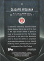 Trading Card 87: Rückseite Trading Card (Moon Beam 31/49): Oladapo Afolayan; Midnight Bundesliga 2024/25; Topps