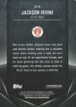 Trading Card AH-26: Rückseite Trading Card: Jackson Irvine; Midnight Bundesliga 2024/25; Topps