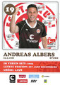 Andreas Albers; Rückseite Autogrammkarte: Saison 2023/24 (2. Bundesliga)