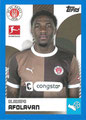 Sticker 366: Oladapo Afolayen (Blue 06/50); Fußball Bundesliga (Offizielle Sticker-Sammlung 2024/2025); Topps