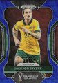 Trading Card 284: Jackson Irvine (Blue Wave 084/199); Prizm FIFA World Cup Qatar 2022 Soccer Cards; (Panini America)