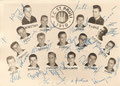 Mannschaftspostkarte mit Orginalunterschriften: Saison: 1961/62;  Ligazugehörigkeit: Oberliga Nord