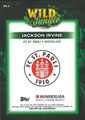 Trading Card WJ-3 (Wild Jungle): Rückseite Trading Card: Jackson Irvine; Topps Chrome Bundesliga 2024/25; Topps