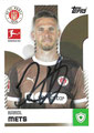 Sticker 358 signiert: Karol Mets; Fußball Bundesliga (Offizielle Sticker-Sammlung 2024/2025); Topps