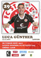 Luca Günther; Rückseite Autogrammkarte: Saison 2023/24 (2. Bundesliga)