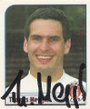 Sticker 185 mit Orginalunterschrift: Fußball Bundesliga 2002; Panini Bilderdienst, Nettetal, Kaldenkirchen