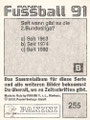 Fußball 91: Ich suche folgende Sammelbilder dieser Serie mit Orginalunterschrift: Sticker 248: Bernhard Olck, Sticker 252: Peter Knäbel, Sticker 254: Jörn Großkopf, Sticker 256: Ivo Knoflicek, Sticker 257: Jan Kocian