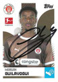 Sticker 367 signiert: Morgan Guilavogui; Fußball Bundesliga (Offizielle Sticker-Sammlung 2024/2025); Topps