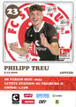 Philipp Treu; Rückseite Autogrammkarte: Saison 2023/24 (2. Bundesliga)