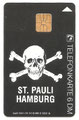 Rückseite: St. Pauli Hamburg - Hafenstraße 2:  Kartenummer: ODS O 880 B 04.93 1.000 DPR, Auflage: 1000 Stück