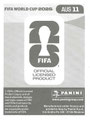 Sticker AUS 11: Rückseite Sticker; Panini FIFA World Cup 2026 (Internationale Editon); Panini Bilderdienst