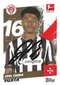 Sticker 265 signiert: Joel Chima Fujita; Fußball Bundesliga (Offizielle Sticker-Sammlung 2025/2026); Topps
