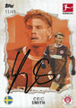 Trading Card ohne Nummer signiert: Eric Smith (Orange 11/49); International Stars 2024/25; Topps