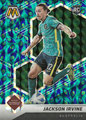 Trading Card 147: Jackson Irvine (Mosaic Choice Peacock); 2021-22 Panini Mosaic Road to FIFA World Cup Soccer Cards; (Panini America)