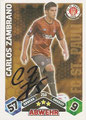 Trading Cards 258 mit Orginalunterschrift: Match Attax Traiding Card Game 2010/2011; Topps