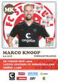 Marco Knoop; Rückseite Autogrammkarte: Saison 2023/24 (2. Bundesliga)