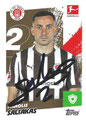 Sticker 262 signiert: Manolis Saliakas; Fußball Bundesliga (Offizielle Sticker-Sammlung 2025/2026); Topps