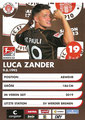 Luca Zander; Rückseite Autogrammkarte: Saison 2022/23 (2. Bundesliga)