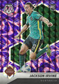 Trading Card 147: Jackson Irvine (Mosaic Reactive Purple); 2021-22 Panini Mosaic Road to FIFA World Cup Soccer Cards; (Panini America)