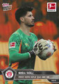 Trading Card 130 (Orange Foil 21/25): Bundesliga 25/26: Perfect Keeper display seals away win; Topps Now