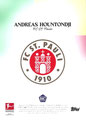 Trading Card ohne Nummer: Rückseite Trading Card: Andreas Hountondji; International Stars 2025/26; Topps