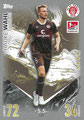 Trading Card 422: Hauke Wahl; Topps Match Attax 2023/2024; Topps