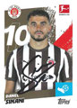 Sticker 270 signiert: Danel Sinani; Fußball Bundesliga (Offizielle Sticker-Sammlung 2025/2026); Topps