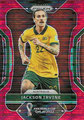 Trading Card 284: Jackson Irvine ( Breakaway Red 96/99); Prizm FIFA World Cup Qatar 2022 Soccer Cards; (Panini America)