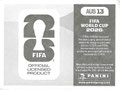Sticker AUS 13: Australia; FIFA World Cup 2026 CAN MEX USA (Nordamerika-Edition); Panini Bilderdienst