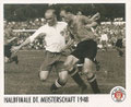 Sticker 137: Halbfinale DT. Meisterschaft 1948; Sportliche Geschichte; St. Pauli Sammeln! Panini Bilderdienst, Stuttgart