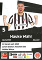 Rückseite Autogrammkarte: Saison 2025/26 (1. Bundesliga)