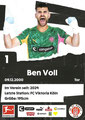 Rückseite Autogrammkarte: Saison 2025/26 (1. Bundesliga)