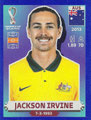 Sticker AUS 12: Blue (1:2 Packs): Qatar 2022 (Fifa World Cup); Nordamerika (USA + Kanada); Panini Bilderdienst