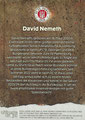 Rückseite Trading Card 04: David Nemeth (Rote Parallel 91/99; On-Card Signature (Aktueller Kader); UltimateDropz