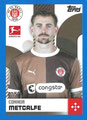 Sticker 364: Connor Metcalfe (Blue 07/50); Fußball Bundesliga (Offizielle Sticker-Sammlung 2024/2025); Topps