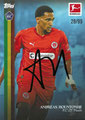 Trading Card ohne Nummer (Blue 28/99) signiert: Andreas Hountondji; International Stars 2025/26; Topps