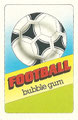 Rückseite Spielkarte, Football, bubble gum