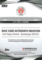 Trading Card BA-MG: Rückseite Trading Card (Orange 05/25): Morgan Guilavogui; Topps Chrome Bundesliga 2024/25; Topps
