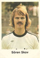 Sammelbild 102: Sören Skov; Fußball 77/78 - die neue Bundesliga (grünes Album); Bergmann Tütenbilder, Dortmund, Unna, Freiburg/Schweiz