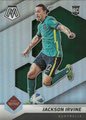 Trading Card 147: Jackson Irvine (Silver); 2021-22 Panini Mosaic Road to FIFA World Cup Soccer Cards; (Panini America)