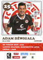 Adama Dzwigala (Variante 2); Rückseite Autogrammkarte: Saison 2023/24 (2. Bundesliga)