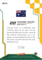 Trading Card 145 (17/49): Rückseite Trading Card: Jackson Irvine, AFC Asian Cup Qatar 2023; CHNCARD