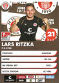 Lars Ritzka; Rückseite Autogrammkarte: Saison 2022/23 (2. Bundesliga)